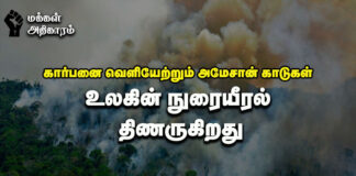 கார்பனை வெளியேற்றும் அமேசான் காடுகள் உலகின் நுரையீரல் திணறுகிறது!