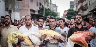 பாலஸ்தீன குழந்தைகளைக் கொன்றுகுவிக்கும் சீயோனிச வெறியர்கள்!