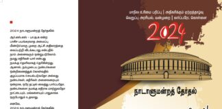 பாசிச BJPயை தோற்கடிப்போம்… INDIAவை ஆதரிப்போம்…