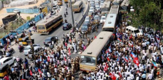 அரசு போக்குவரத்து தொழிலாளர்களின் உரிமையை புறக்கணிக்கும் தமிழக அரசு!