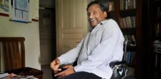 மனித உரிமைப் போராளி டாக்டர் ஜி.என். சாய்பாபாவுக்கு சிவப்பு அஞ்சலி.