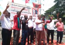 கோவை – மதுரையில் ஆணவப் படுகொலைக்கு எதிரான ஆர்ப்பாட்டம்! கோவை - மதுரையில் ஆணவப் படுகொலைக்கு எதிரான ஆர்ப்பாட்டம்!