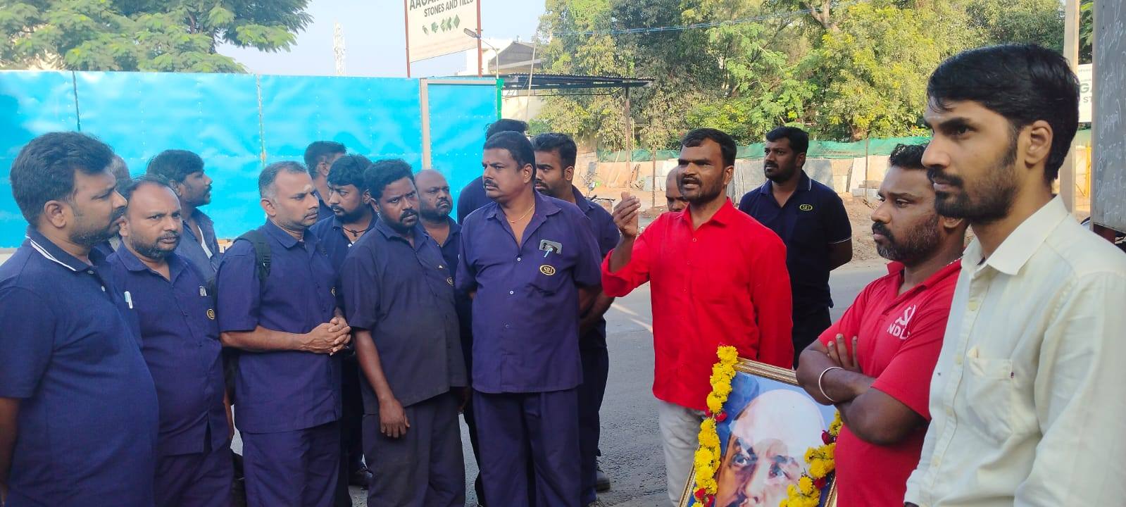 தொழிற்சங்கங்களில் நவம்பர் 7 புரட்சி தின நிகழ்வுகள்