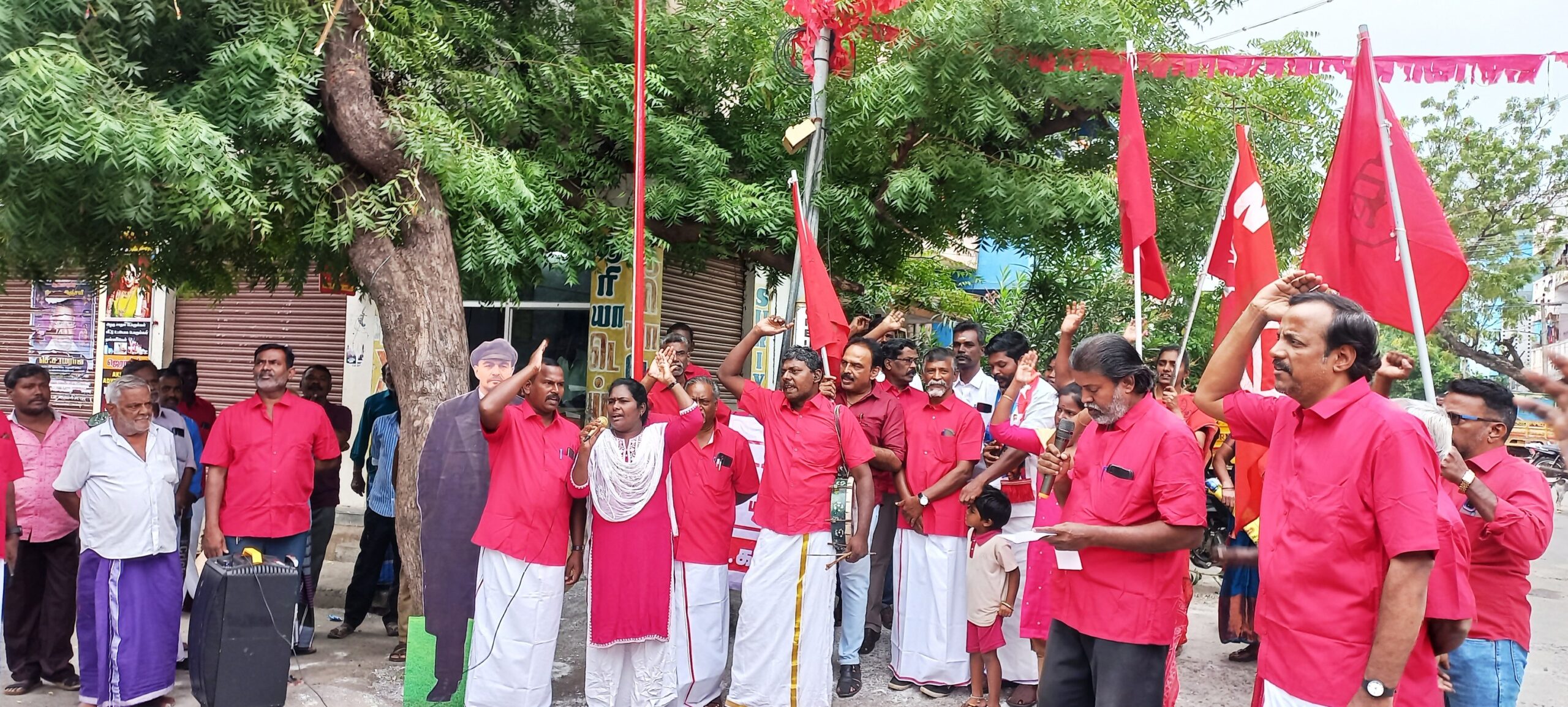 தொழிற்சங்கங்களில் நவம்பர் 7 புரட்சி தின நிகழ்வுகள்