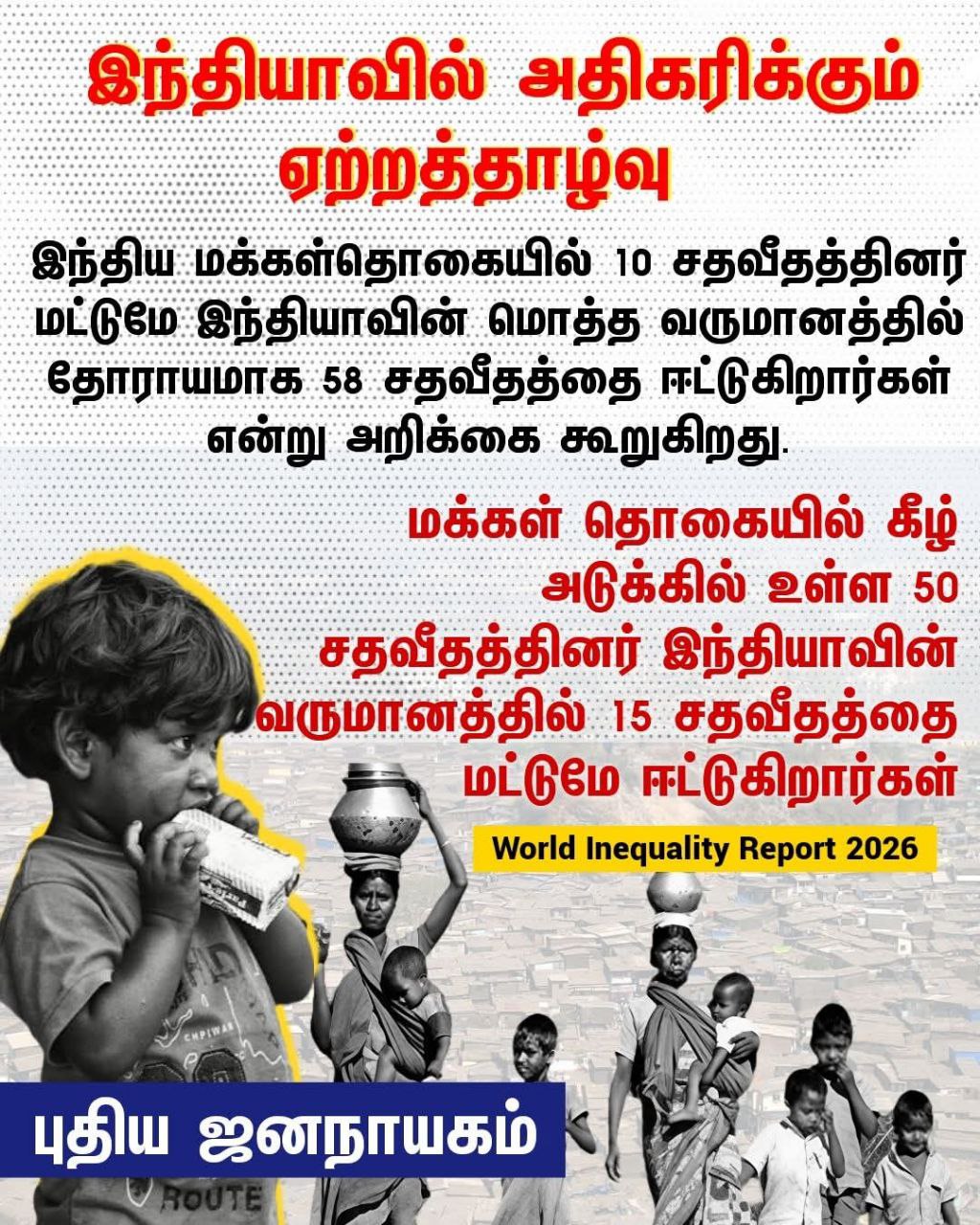 அதிகரிக்கும் ஏற்றத்தாழ்வு: இதுவே ஆர்எஸ்எஸ் - பாஜக உருவாக்கியுள்ள இந்திய சமூக அமைப்பு.