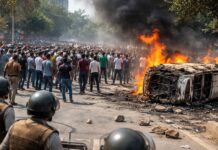 நொய்டாவில் தொழிலாளர்களை ஒடுக்கும் பாசிச பாஜகவின் டபுள் எஞ்சின் சர்க்கார்!