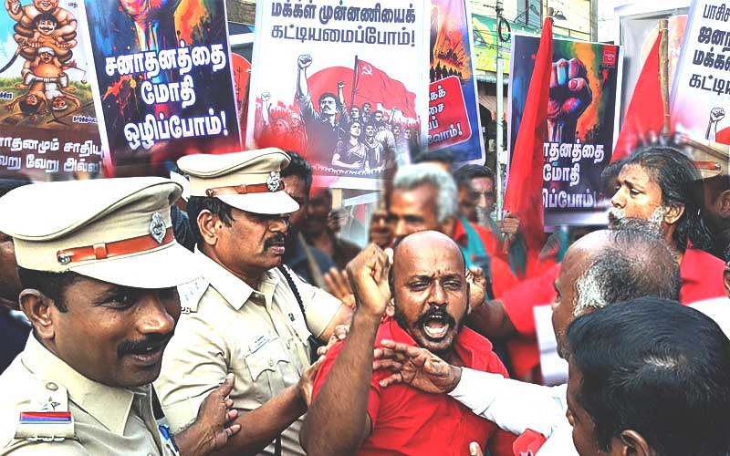 மணிப்பூர் ஆகப்போகும் தமிழ்நாடு! ஆர்எஸ்எஸ் பாசிச குண்டர்களின் வெறியாட்டம்!