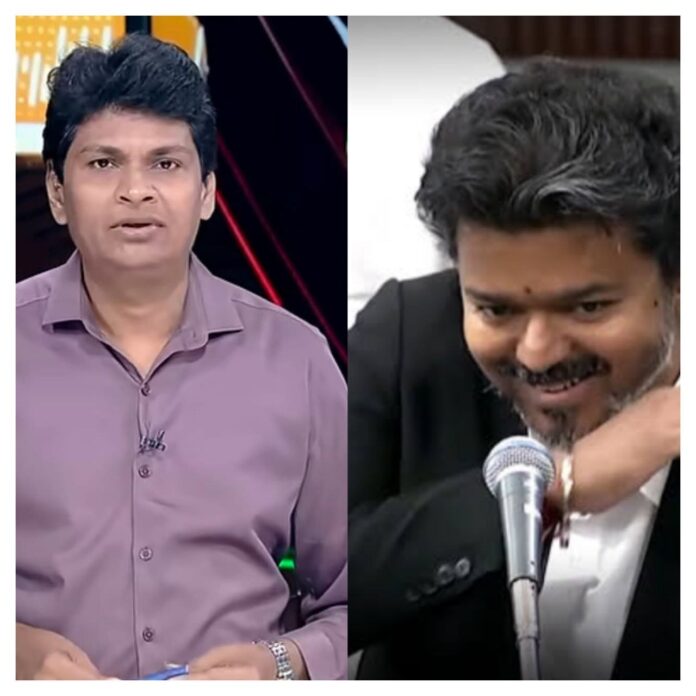 journalist vijayan and cm vijay